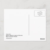 Water Lilly Postkarte (Rückseite)