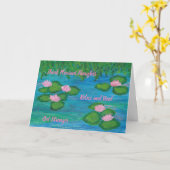 Water Lily # 8 Karte (Gelbe Blume)