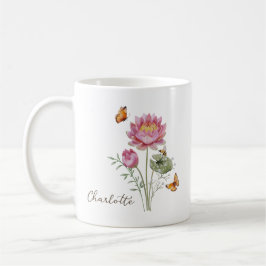 Water Lily Birth Month Flower Kaffeetasse