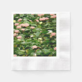 Water Lily Bouquet Serviette (Vorderseite)