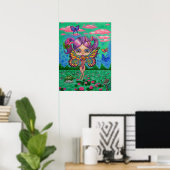 Water Lily Fairy Poster (Heimbüro)