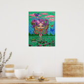 Water Lily Fairy Poster (Küche)