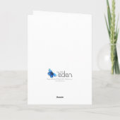 Water Lily Floral Pink Daughter 35th Birthday card Karte (Rückseite)