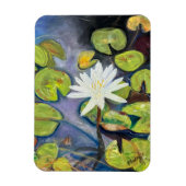 Water Lily in Bloom Magnet (Vertikal)