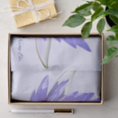 Water Lily Lavender Tissue Paper Gift Wrap Seidenpapier (Geschenk)