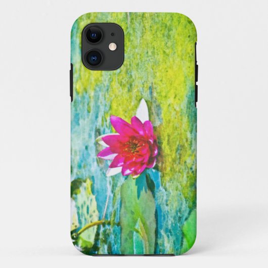 Water Lily Lilypad Case-Mate iPhone Hülle (Rückseite)