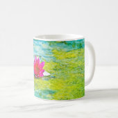 Water Lily Lilypad Kaffeetasse (VorderseiteRechts)