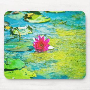 Water Lily Lilypad Mousepad