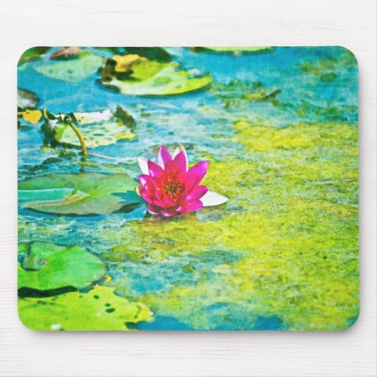 Water Lily Lilypad Mousepad (Vorne)