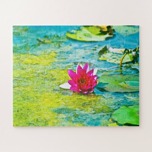 Water Lily Lilypad Puzzle (Horizontal)
