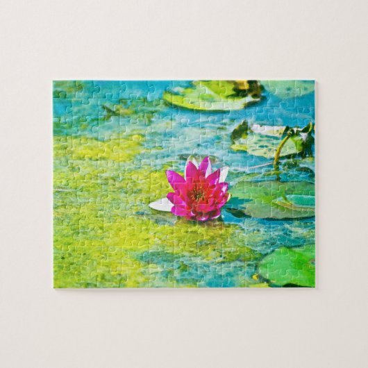 Water Lily Lilypad Puzzle (Horizontal)