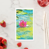Water Lily Lilypad Serviette (Beispiel)