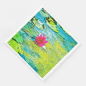 Water Lily Lilypad Serviette (Ecke)