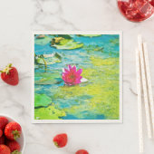 Water Lily Lilypad Serviette (Beispiel)