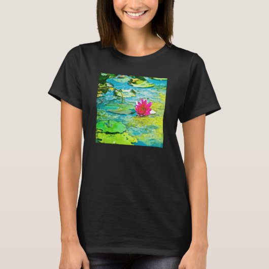 Water Lily Lilypad T-Shirt (Vorderseite)