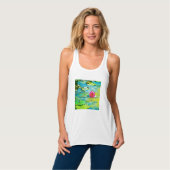 Water Lily Lilypad Tank Top (Vorderseite Vollansicht)