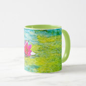 Water Lily Lilypad Tasse (VorderseiteRechts)