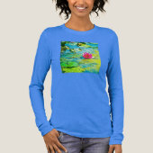 Water Lily Lilypad Tri-Blend Shirt (Vorderseite)