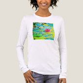 Water Lily Lilypad Tri-Blend Shirt (Vorderseite)
