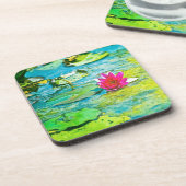 Water Lily Lilypad Untersetzer (Linke Seite)
