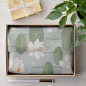 Water Lily Lotus Pond Pattern Seidenpapier (Geschenk)