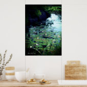 Water Lily Pond: Archive Heavy Weight Paper Poster (Küche)