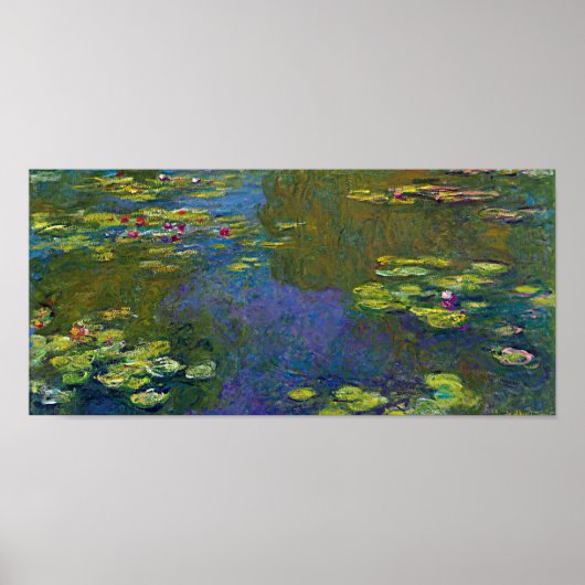 Water Lily Pond at Giverny, Claude Monet Poster (Vorne)