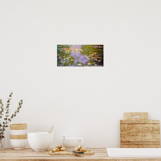 Water Lily Pond at Giverny, Claude Monet Poster (Küche)