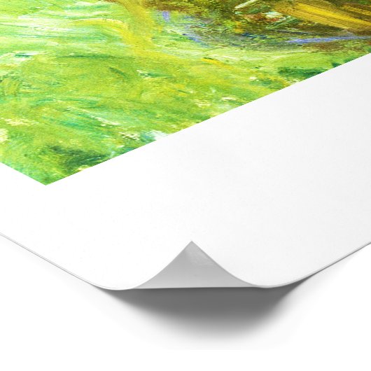 Water Lily Pond Claude Monet cool, alt, Master, ma Poster (Ecke)