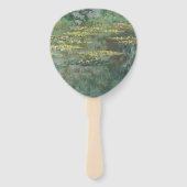 Water Lily Pond Claude Monet Fächer (Rückseite)