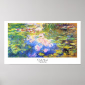 Water Lily Pond Claude Monet Poster (Vorne)