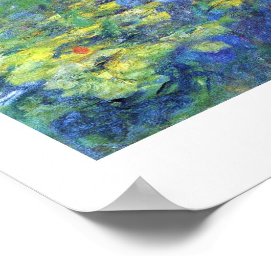 Water Lily Pond Claude Monet Poster (Ecke)