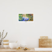 Water Lily Pond Claude Monet Poster (Küche)