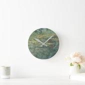 Water Lily Pond Claude Monet Runde Wanduhr (Zuhause)