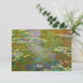 Water Lily Pond von Claude Monet Dankeskarte (Stehend Vorderseite)