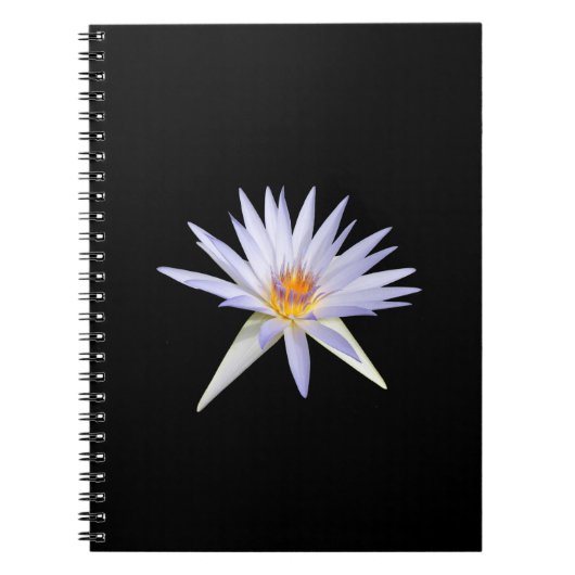 Water Lily Spiral Notebook Notizblock (Vorderseite)