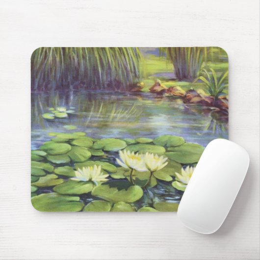 Water Lily von Cargill, 1937 Mousepad (Mit Mouse)