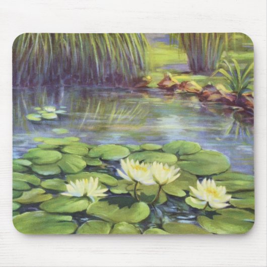 Water Lily von Cargill, 1937 Mousepad (Vorne)