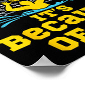 Water Lo Goalie Funny Quote Don't Succeed Because Poster (Ecke)