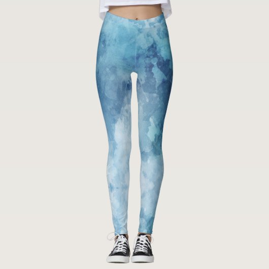 Water Love - Power Yoga Leggings (Vorderseite)
