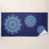 Water Mandala Beach Towel Strandtuch (Vorderseite)