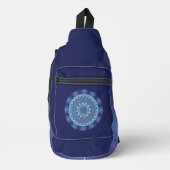 Water Mandala Crossbody Bag (Vorderseite)