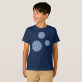Water Mandala Kinder und Baby Dark Shirt (Vorne ganz)