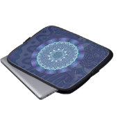 Water Mandala Laptop Case (Vorne Knopf)