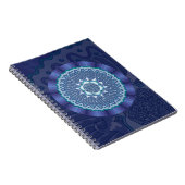 Water Mandala Notebook Notizblock (Rechte Seite)