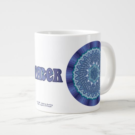 Water Mandala Spezialität Tasse (Vorderseite Rechts)