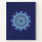 Water Mandala Spiral Notebook Notizblock (Rückseite)