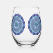 Water Mandala Weinglas Ohne Stiel (Rechts)