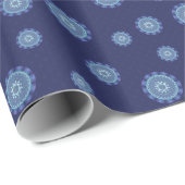 Water Mandala Wrapping Paper Geschenkpapier (Rolleneckpunkt)