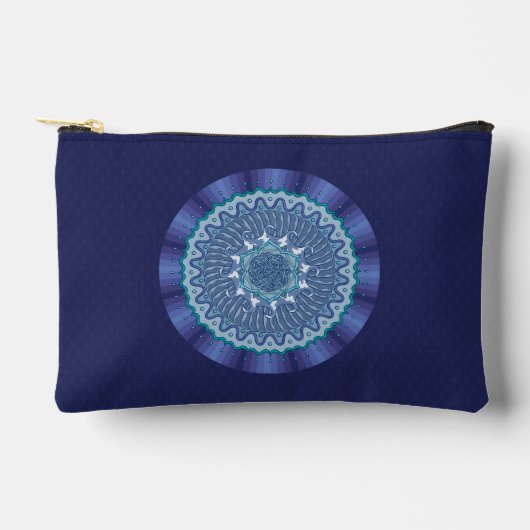 Water Mandala Zubehörtasche (Vorderseite)